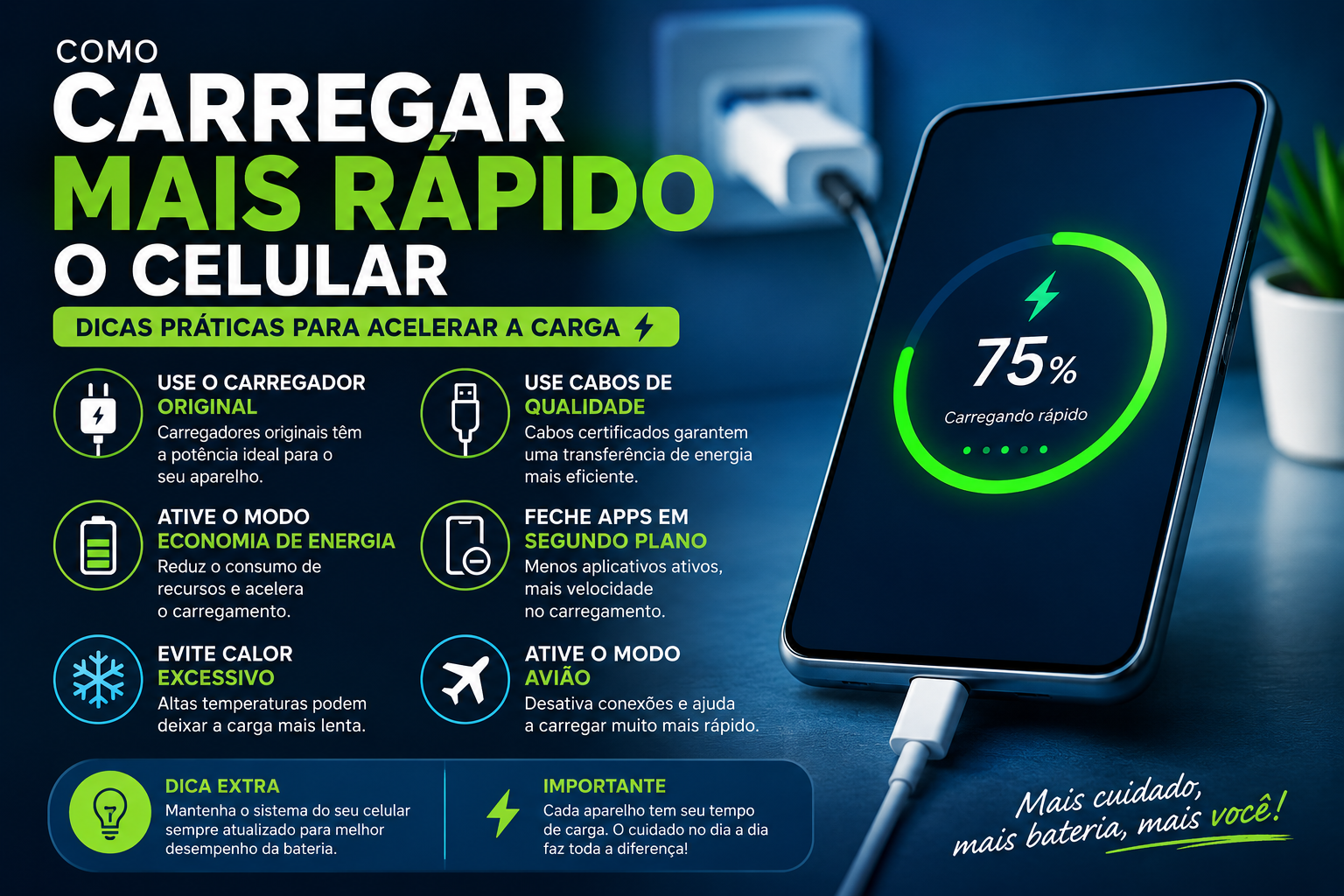 Como Carregar o Celular Mais Rápido: 10 Dicas que Realmente Funcionam